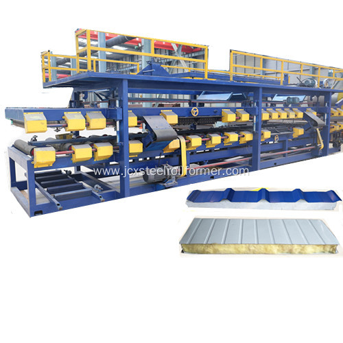 Eps sandwich roof panel production line